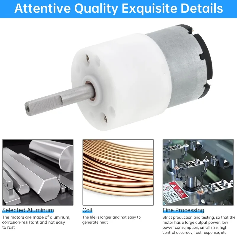 Small household appliance brush gear motor 7.4V 220RPM gear motor for electric cleaning flat shaft high torque DC motor