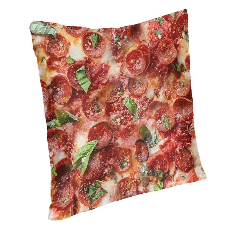 Real Pizza Pattern Cushion Cover Double-sided 3D Print Food Creative Floor Pillow Case for Sofa Fashion Pillowcase Decoration