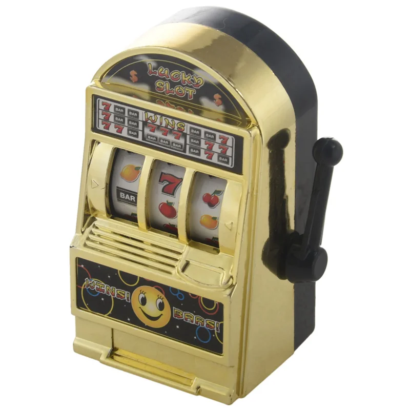 B24C-2X Mini Casino Jackpot fruits fente Machine tirelire jeu pour enfants adulte décompression fente Machine or