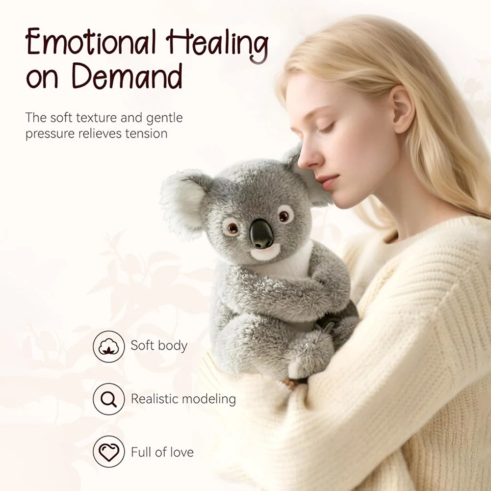 Koalas de apoyo emocional hechas a mano Obtenga un abrazo Koalas Bear presente para niños adultos