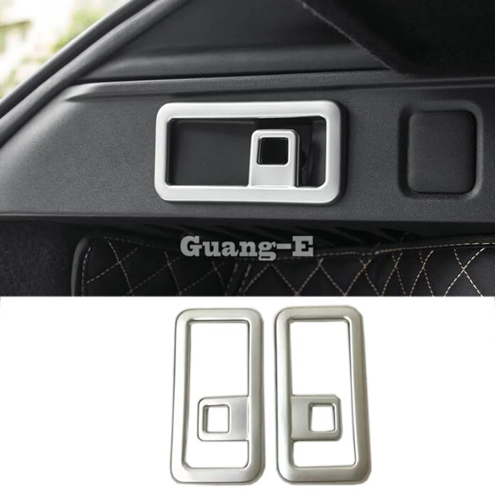 For Jaguar F-PACE FPace 2016 2017 2018 2019 2020 Car Frame Trim ABS Tail Rear Door Trunk Hook Back Articulate Panel