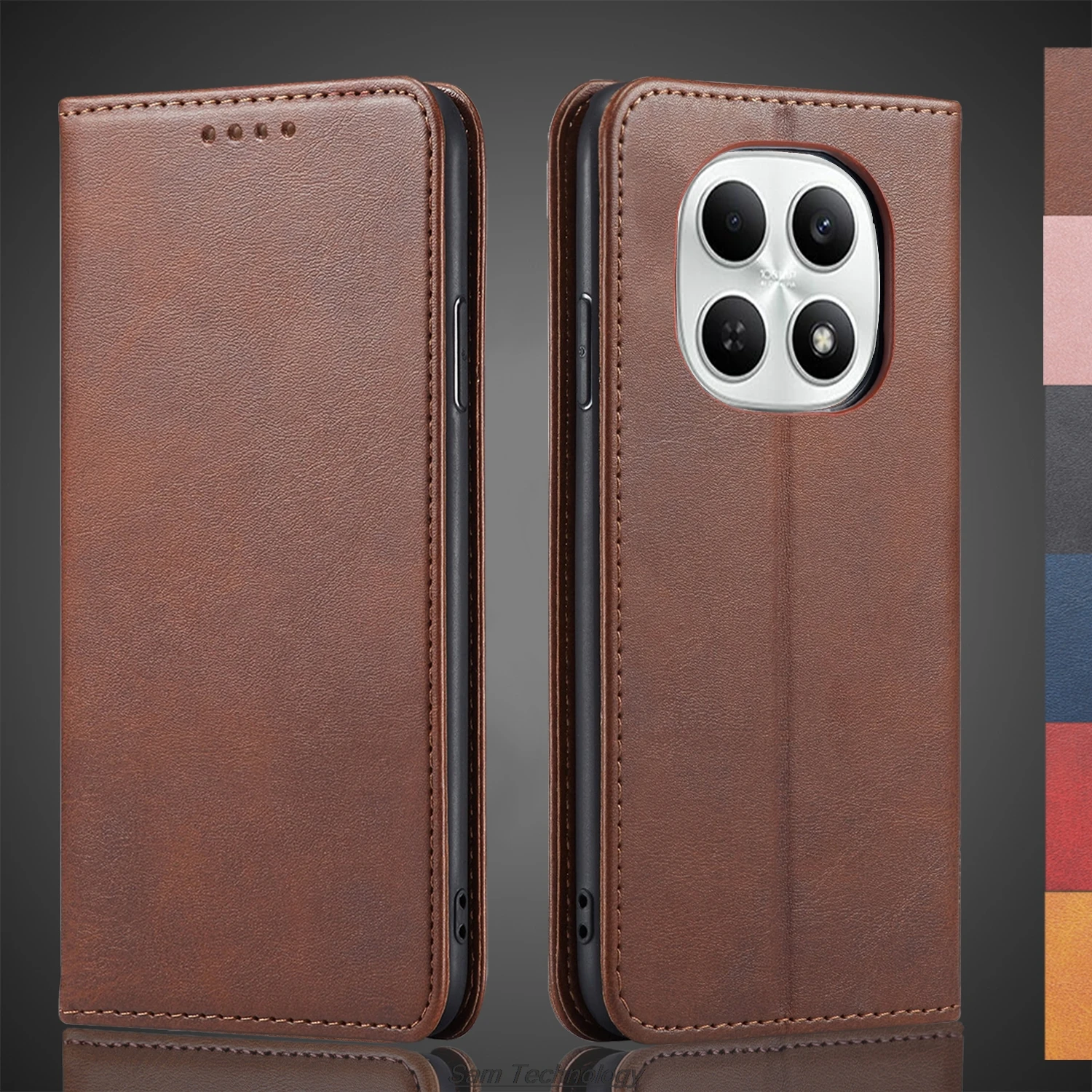 

Magnetic attraction Leather Case for Xiaomi POCOPHONE POCO M8 5G / M8 Pro 5G Holster Flip Cover Wallet Phone Bags Fundas Coque