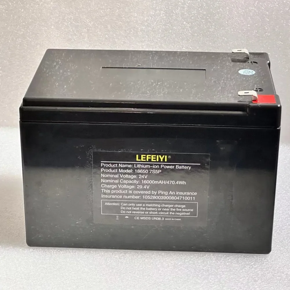 Bateria litowa 24 V 7S5P 29,4 V 16000 mAh o dużej mocy z baterią BMS.