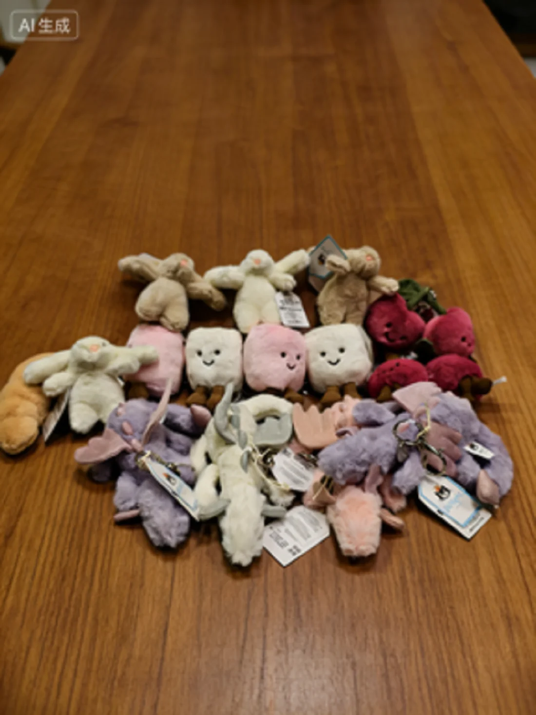 

NEW Plush Doll Bag Pendant Plush Keychain Accessory Travel Birthday Toy AAA