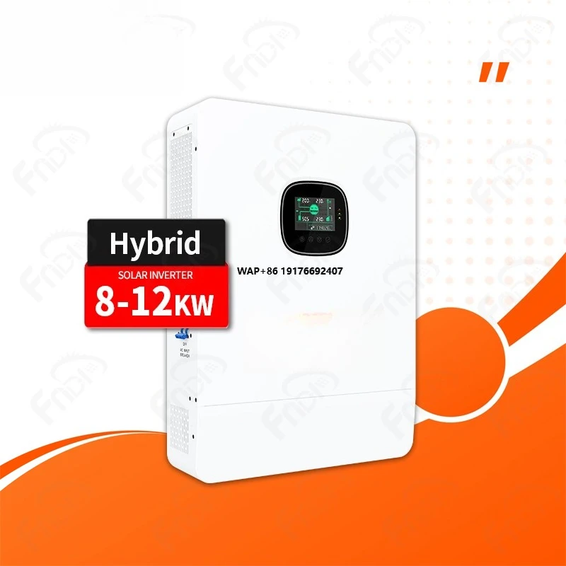 

8KW 10KW 12KW Hybrid Solar Inverter 3-phase48V 51.2V All in One Dual Solar Inverter With 160A 180A MPPT Solar Charge Controller