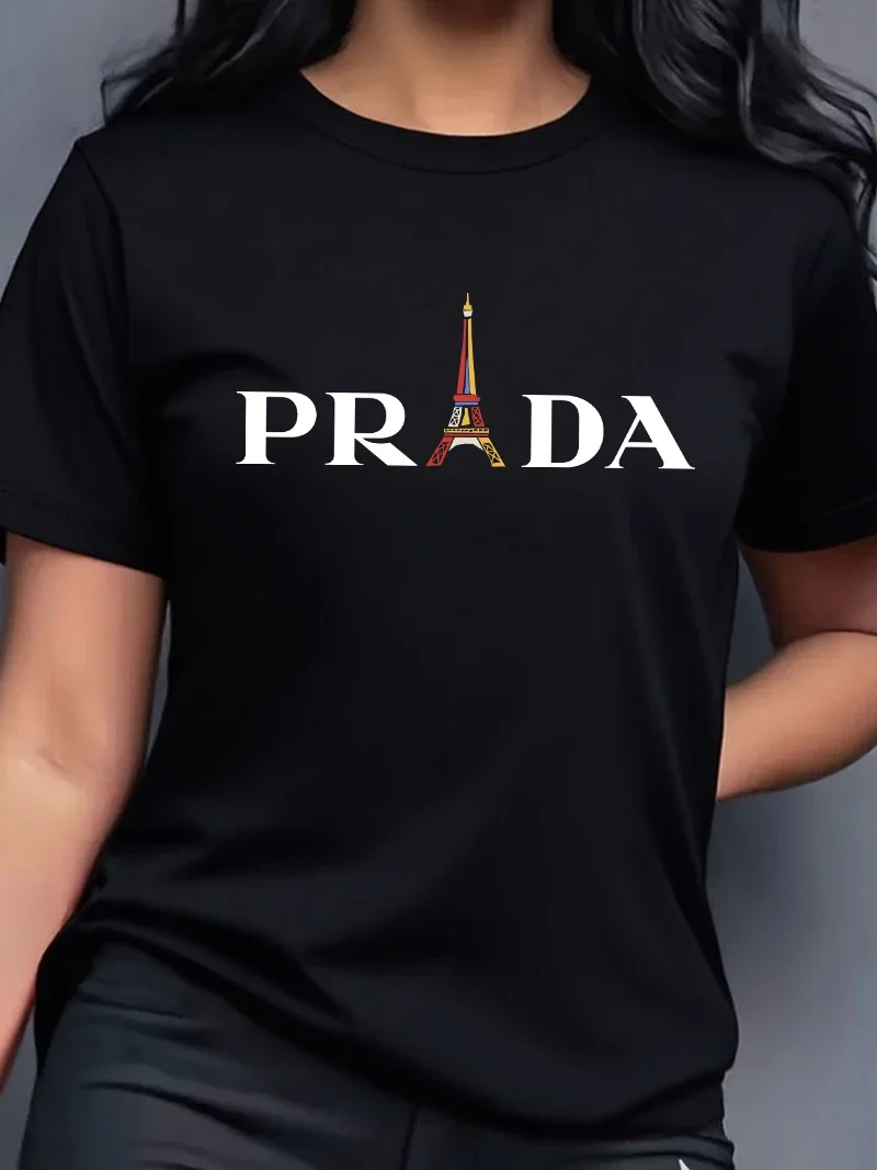 

Women's T-shirt Fashion Printed Female Short Sleeve Classic Style Shirts Summer Clothing Y2k Top harajuku women clothes