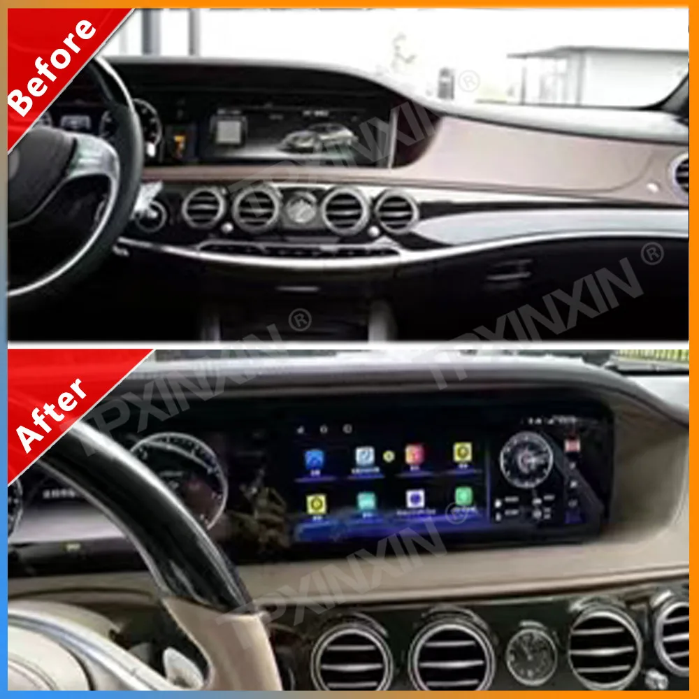 Touch Screen Android For Benz S W222 2014-2017 Car Radio Stereo Multimedia Video Player Gps Navi Carplay Auto Navigation