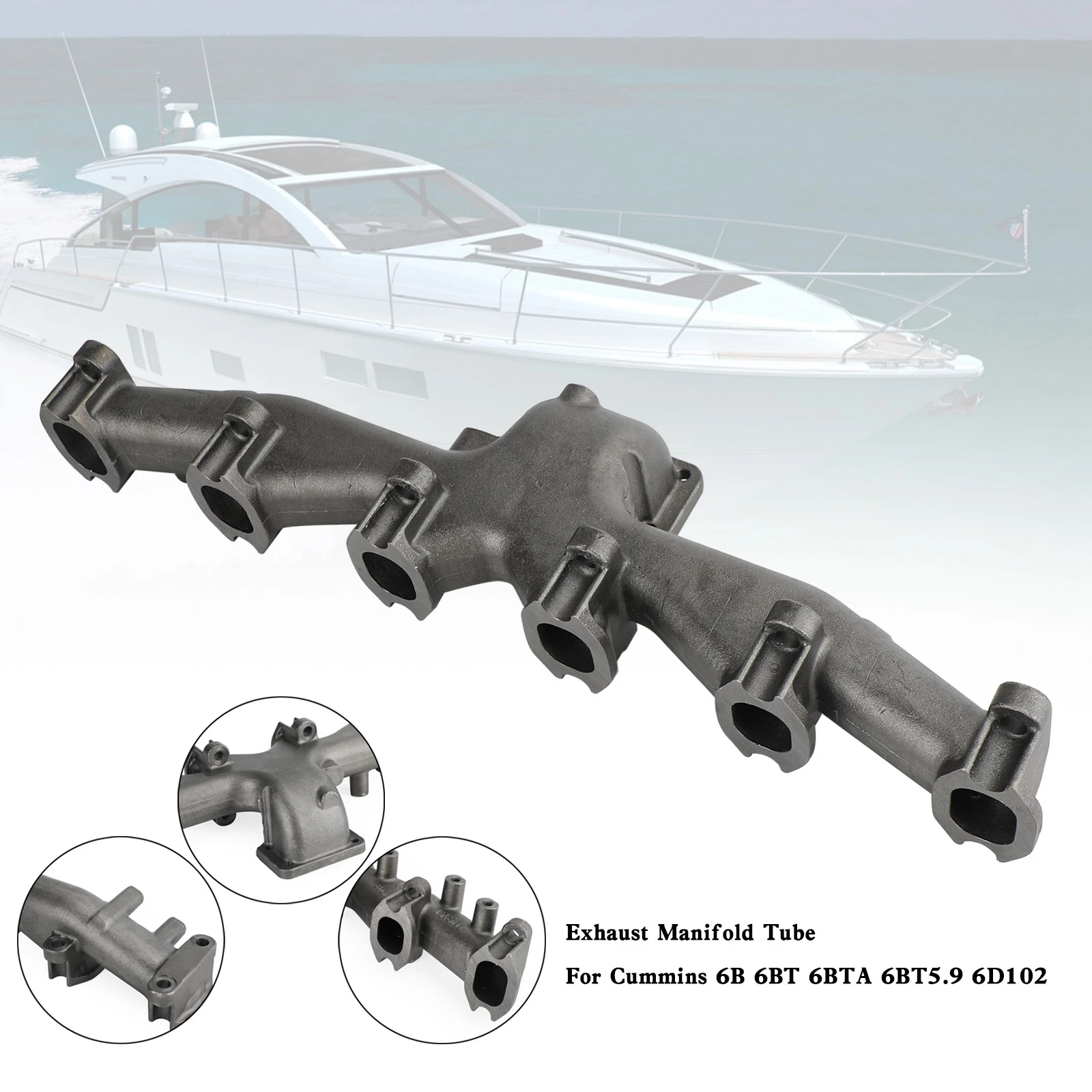 

Topteng 3917761 4945069 3917700 Exhaust Manifold Tube For Cummins 6B 6BT 6BTA 6BT5.9 6D102