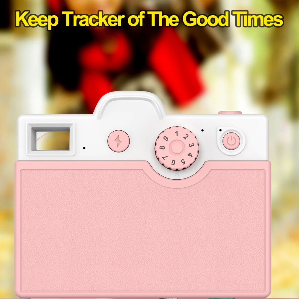 Kids Thermal Print Camera Children Digital Instant Camera Print Instant Photo Printing Toys Camera With Lanyard Gifts Boys Girls