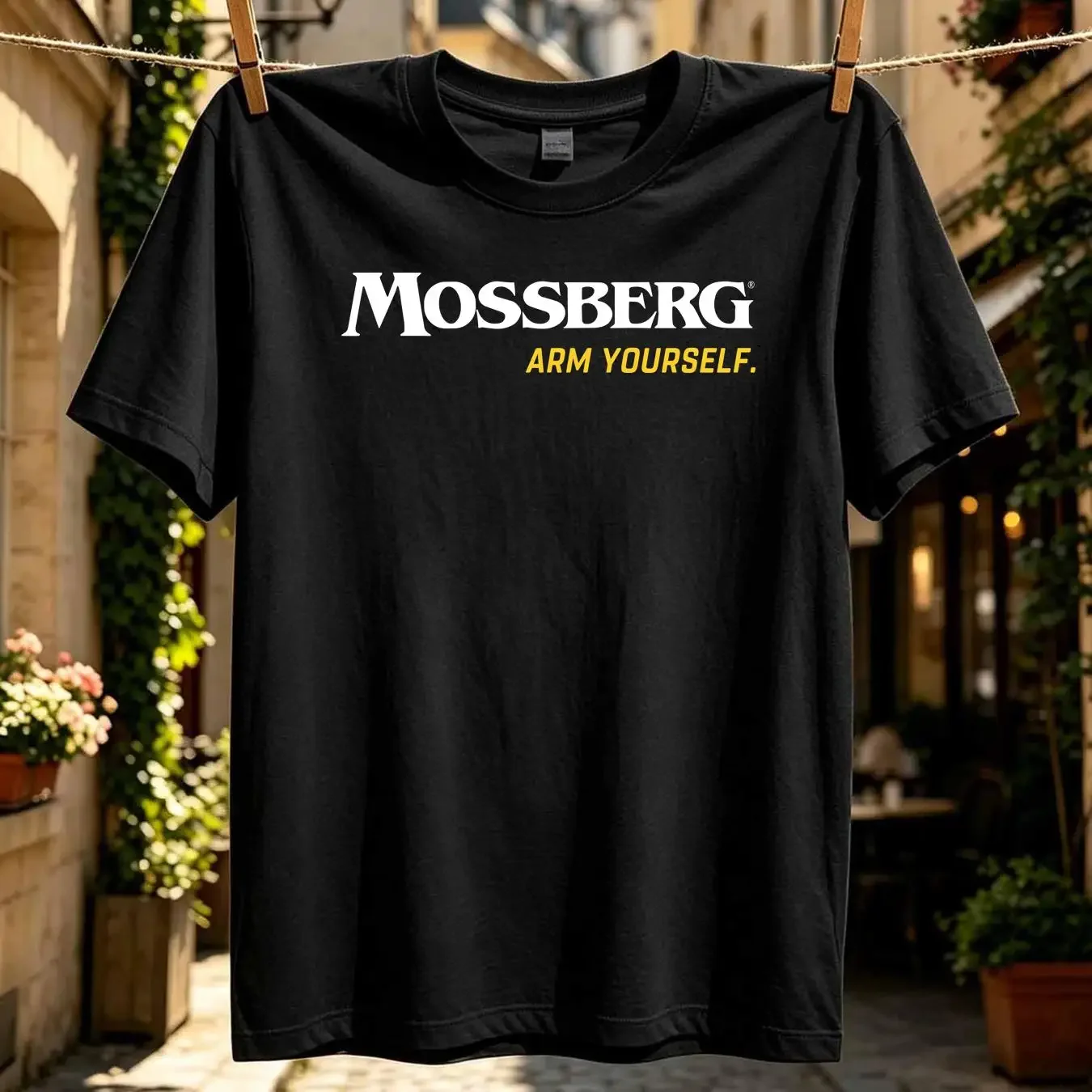washed T Shirt New Mossberg Guns Firearms Logo Cotton Men's S to 5XL long or short sleeves vintage Washed Breathable Slightly