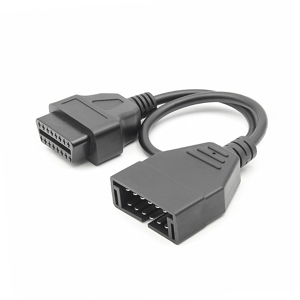 Obd2 تمديد كابل obd إلى obd2 16pin موصل محول لجنرال موتورز 12Pin obd 2 obd2 العالمي سيارة تشخيص السيارات أداة