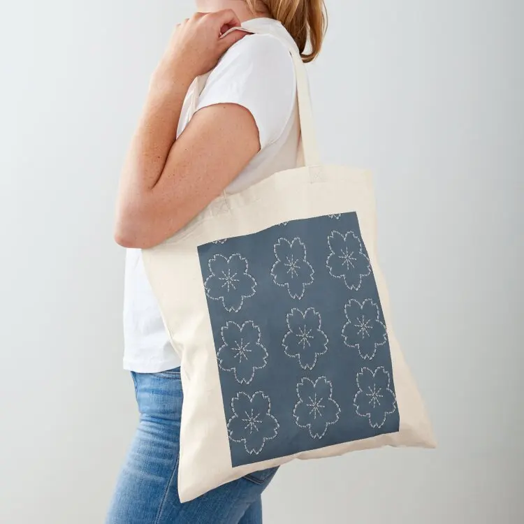 

Sashiko needlework 10 Tote Bag custom fabric bag custom tote bag cute tote shopper women