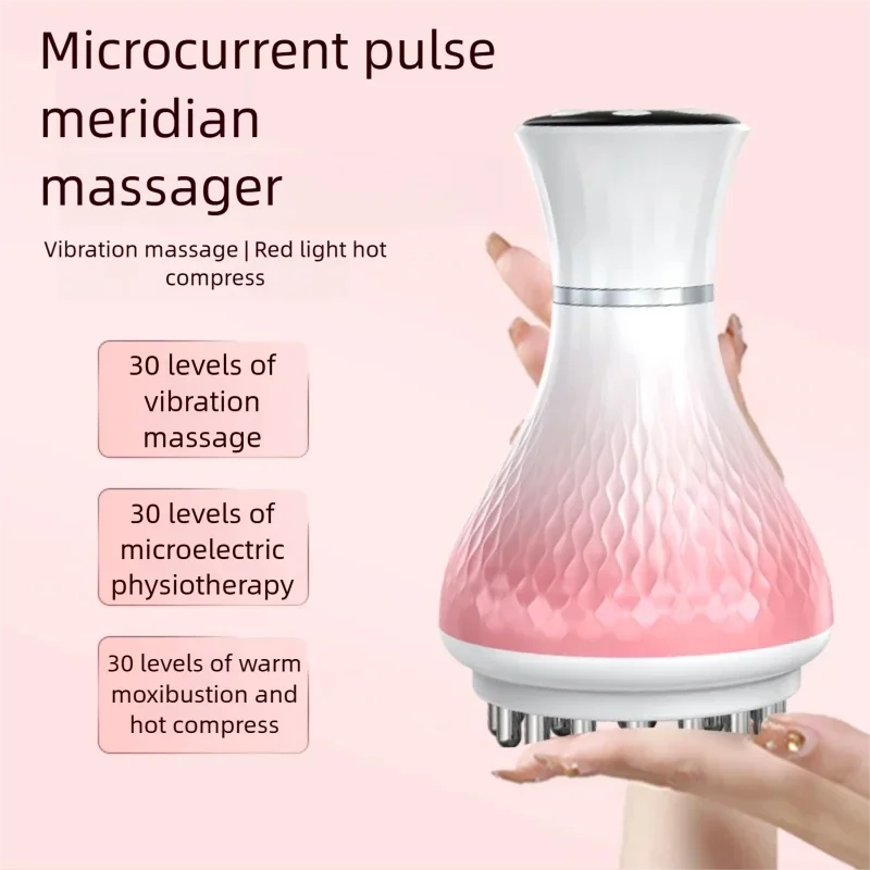 

Rechargeable Heated Pulse Meridian Massager Full-body acupoint massage for relieving neck, shoulder, lower-back and leg pain