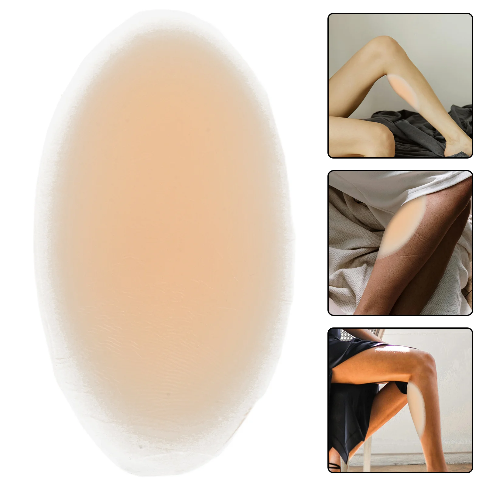 

1 пара силиконовых прямых заплат для ног, самоклеящиеся подушечки для икр, мягкие, приятные для кожи корректор для ног, пластырь для кривых ног