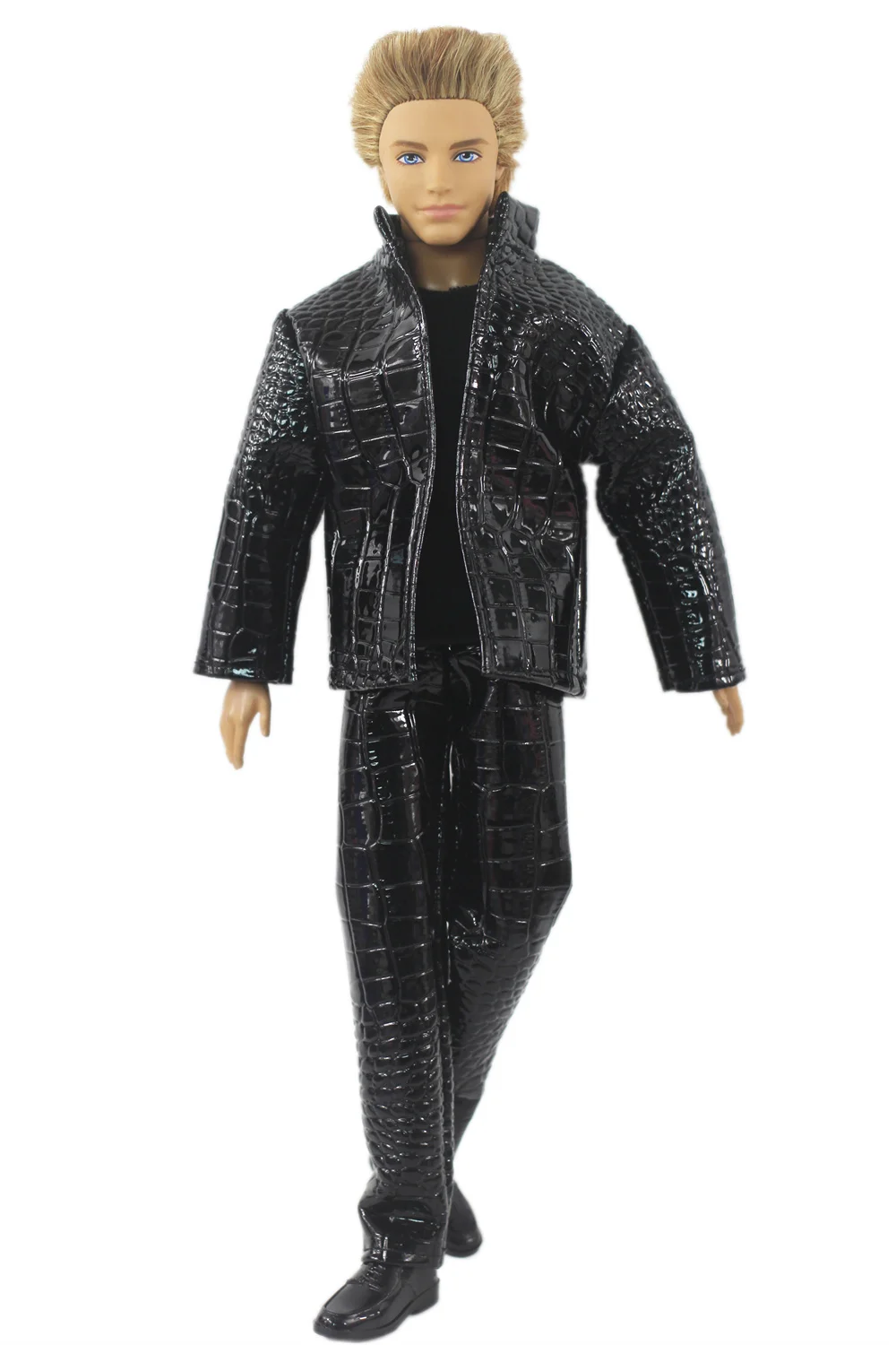 1 Set Doll Clothes Leather Coat Outfit for 12 inch Ken Doll Many Style for Choice A06