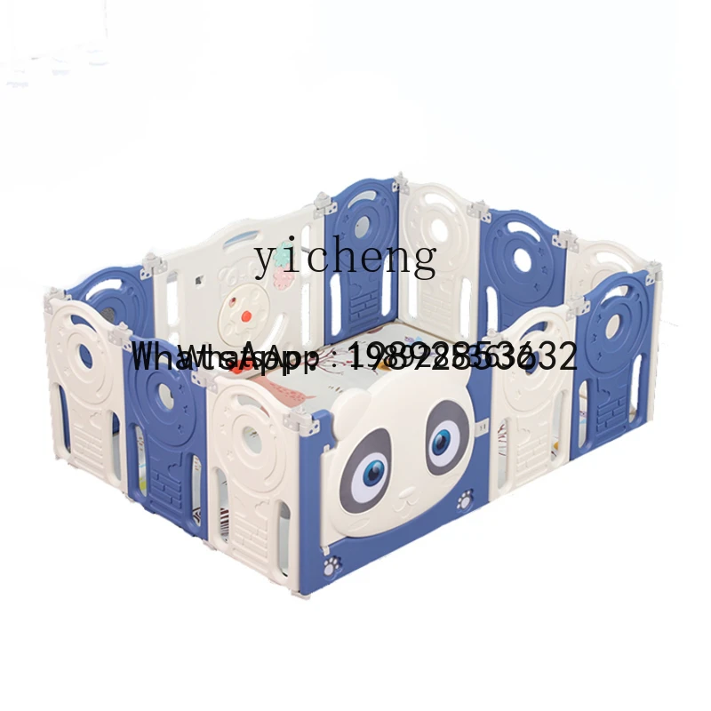 سياج أطفال WL قابل للطي، أرضية شبكية واقية، سياج زحف آمن منزلي، ملاهي داخلية