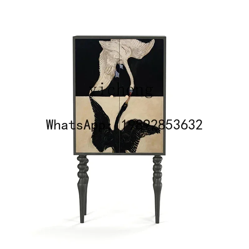 

G1 solid wood chest, bedroom bedside locker, living room tall cabinet against the wall locker