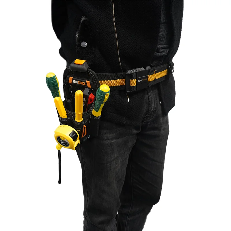 TOOLSTACK Mechaniker-Tasche mit Mehrfachfächern für Zangen und Schraubendreher, Schnell Aufhängbare, Verschleißfeste Werkzeugtasche für Elektriker – Detail 20