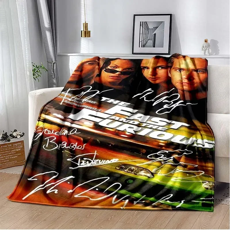 Fast and Furious Racing enthusiast Throws Blanket for Beding Sofa Hiking Picnic Fashion Super Soft Flannel Blanket birthday gift