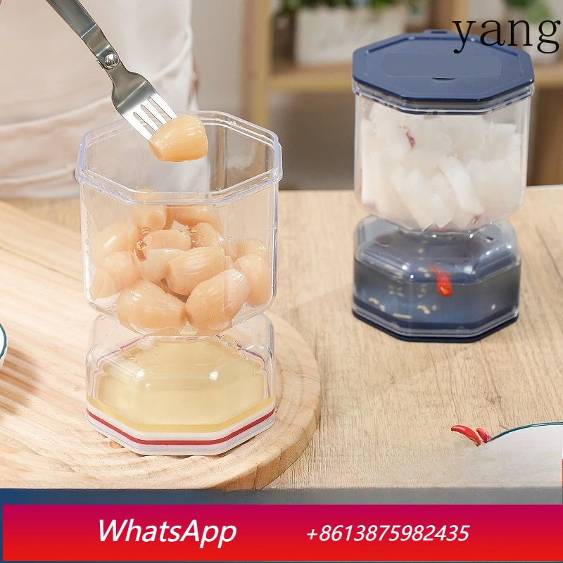 LMM dry and wet separation kimchi jar sealed jar hourglass pickle jar kimchi
