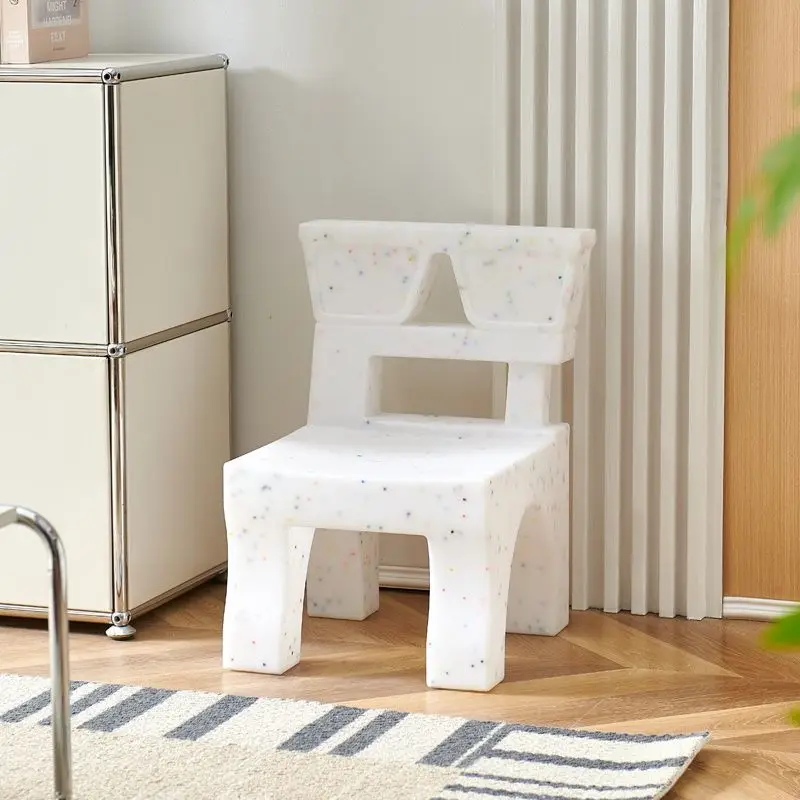ee-Home Study Stool Modern Kindergarten Early Education Chair Simple Back Chairs Restaurant Casual Dining Stools