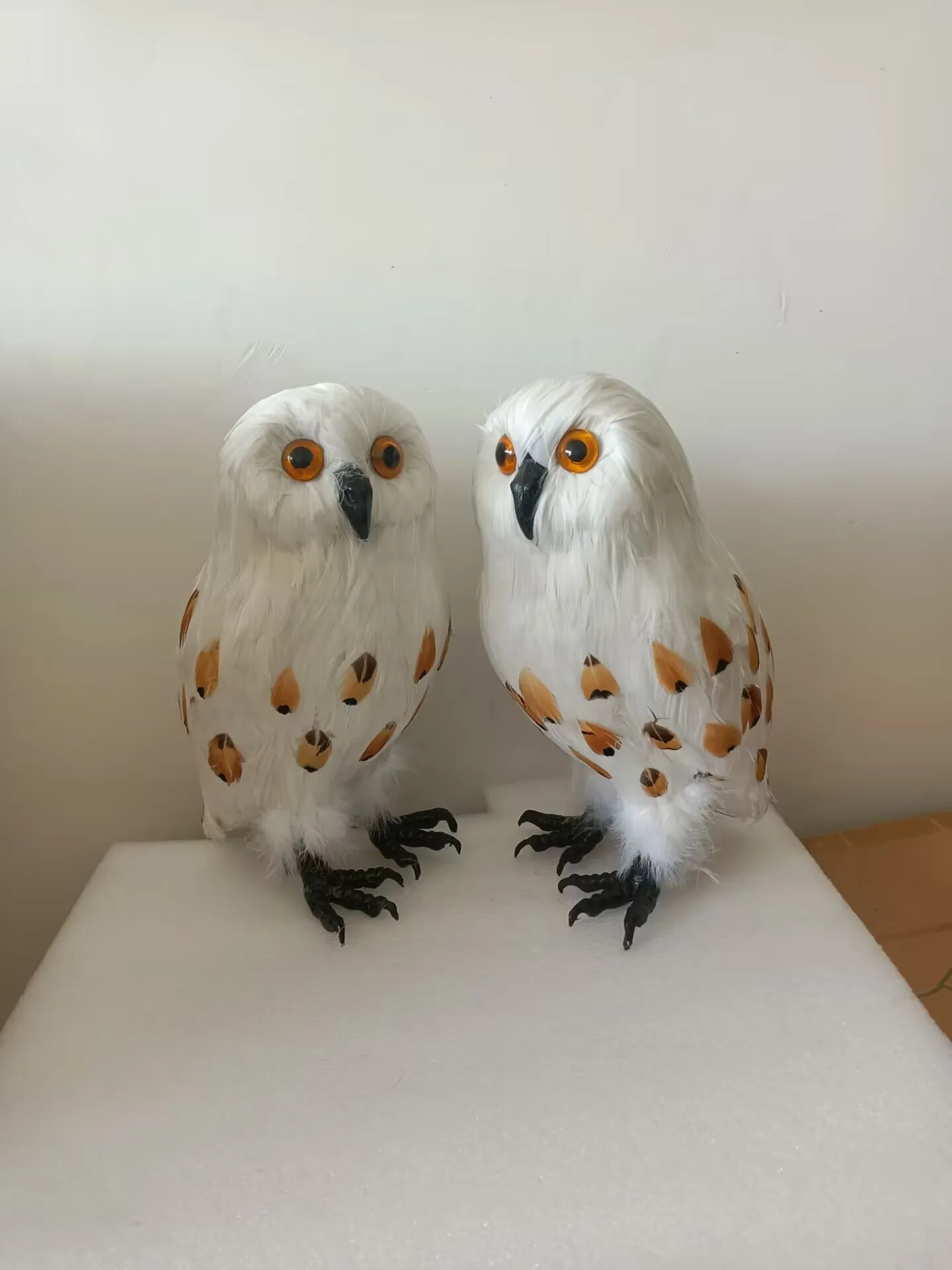 

big simulation foam and feather owl model home decoration gift about 30cm a00138