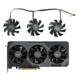 75MM PLA08015S12HH FD8015U12D GTX 1660 RX5700 RX5700XT for ASUS GTX 1660Ti 1660super RX 5700 XT TUF X3 OC Graphics Cooling Fan