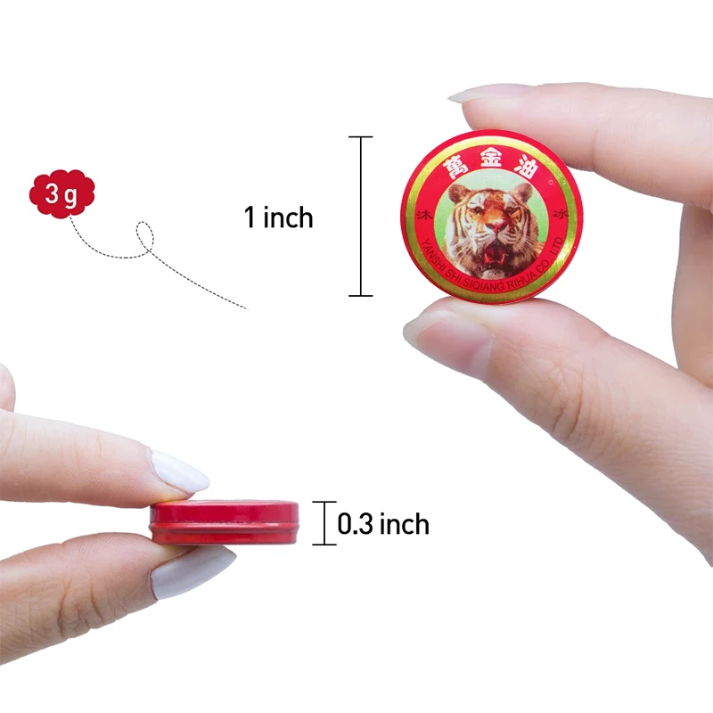 10-30Pcs Red Tiger Balm Ointment Cool Cream For Headache Arthritis Muscle Rub Aches Refresh Dizziness Herbal Oil Medical Plaster