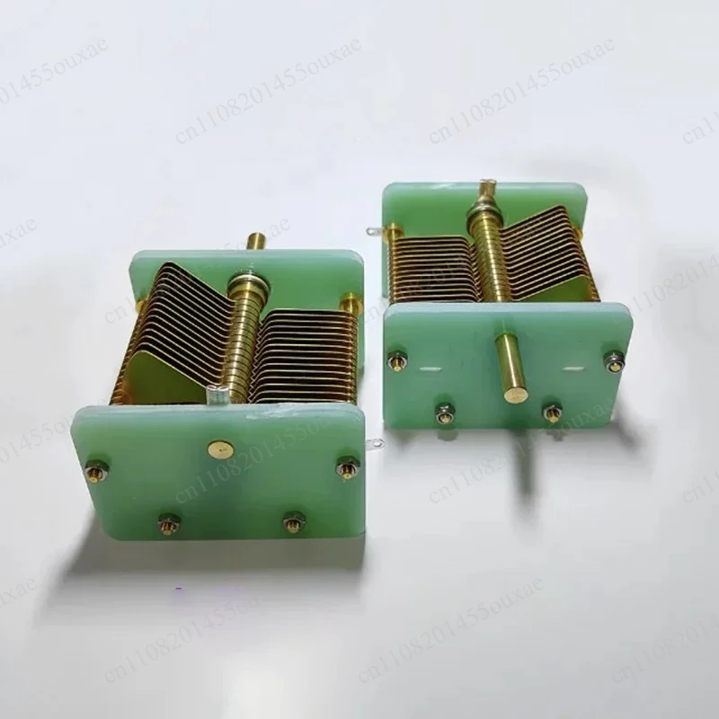 10PF-330PF Semi-handmade Air Variable Capacitor High Power Adjustable Air Tuning Capacitor