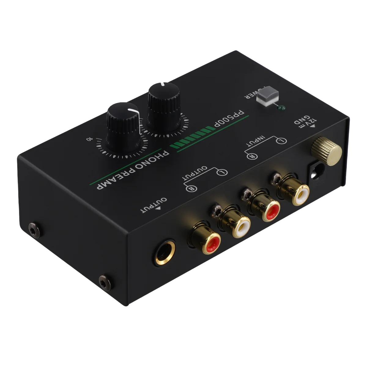 

Phono Turntable Preamp, Phonograph Preamplifier with R C A Input, RCA/TRS Output, for Turntable Record Play EU