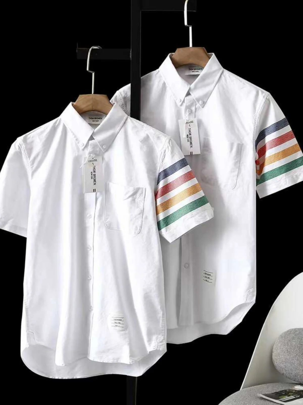 

Модный хлопковый повседневный однотонный тонкий ort Sve, мужская летняя ткань из бычьей ткани с четырьмя полосками, легкий хлопок, классический слей