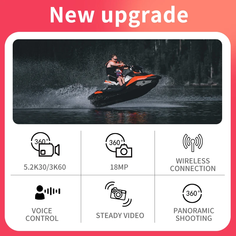 GoPro fusion 360 ° omnidirectional shooting Professional Sports