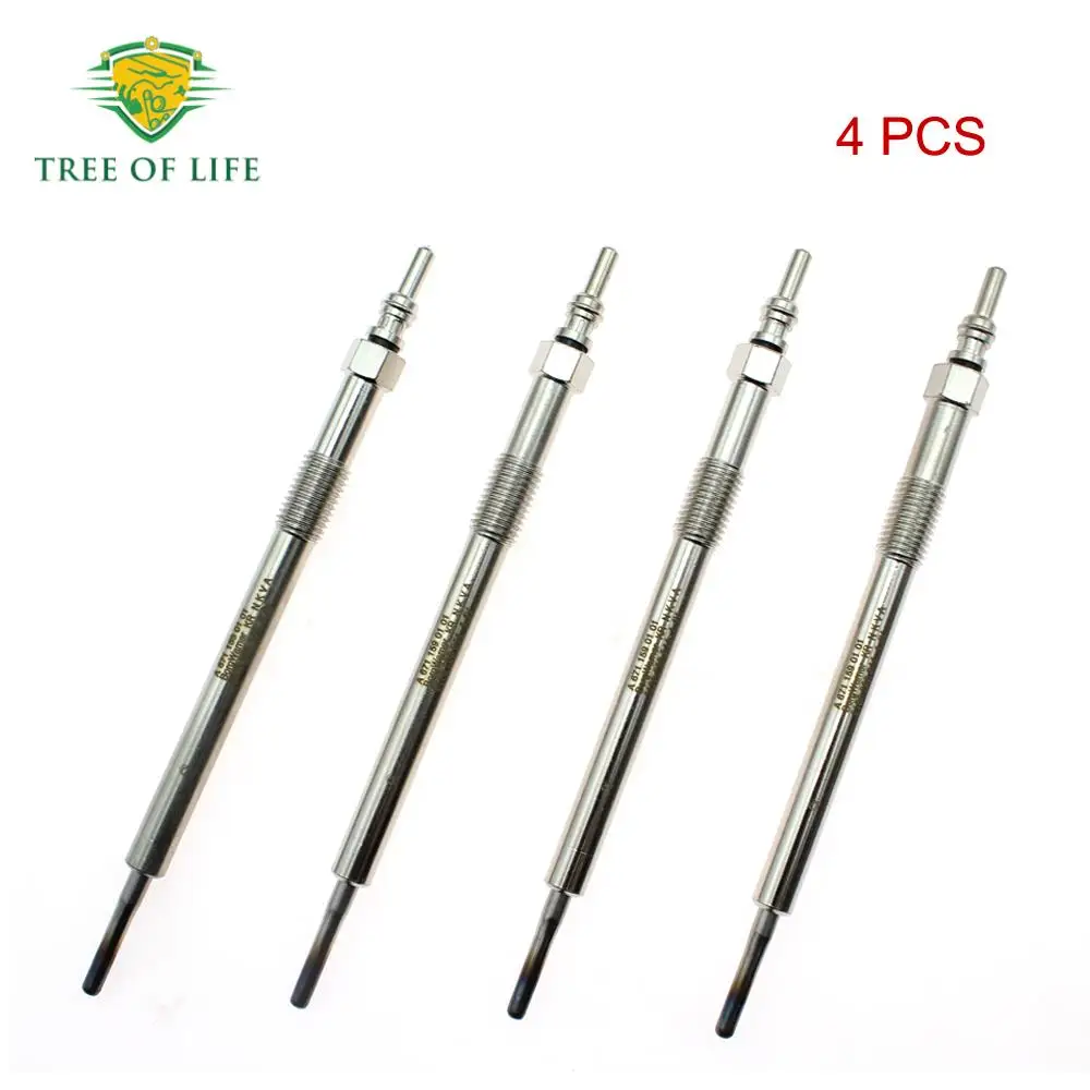 Glow Plug Set para SSANGYONG, Actyon, esportes, ACTYON, KORANDO C, RODIUSCOD, 2.0L, TD, genuíno No: 6711590101, A6711590101, 0100266066