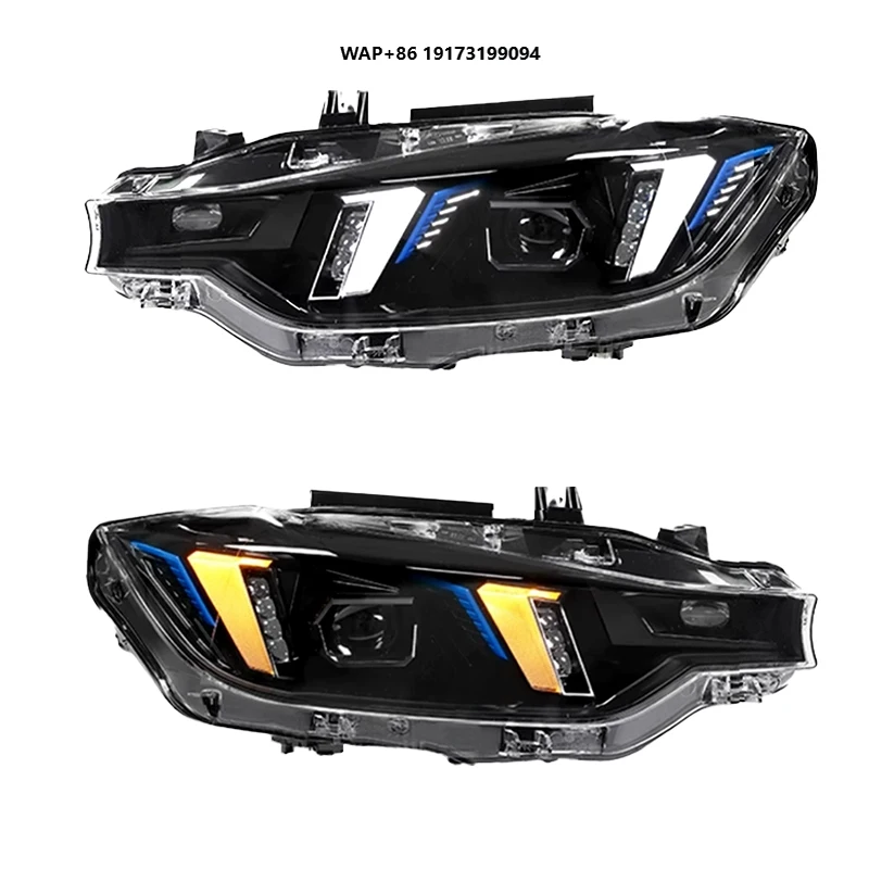 

LED Headlights for BMW-3 Series F30 LCI F35 HeadLights 2013 2018 F30 Original Halogen Headlight Upgrade LED Headlamp