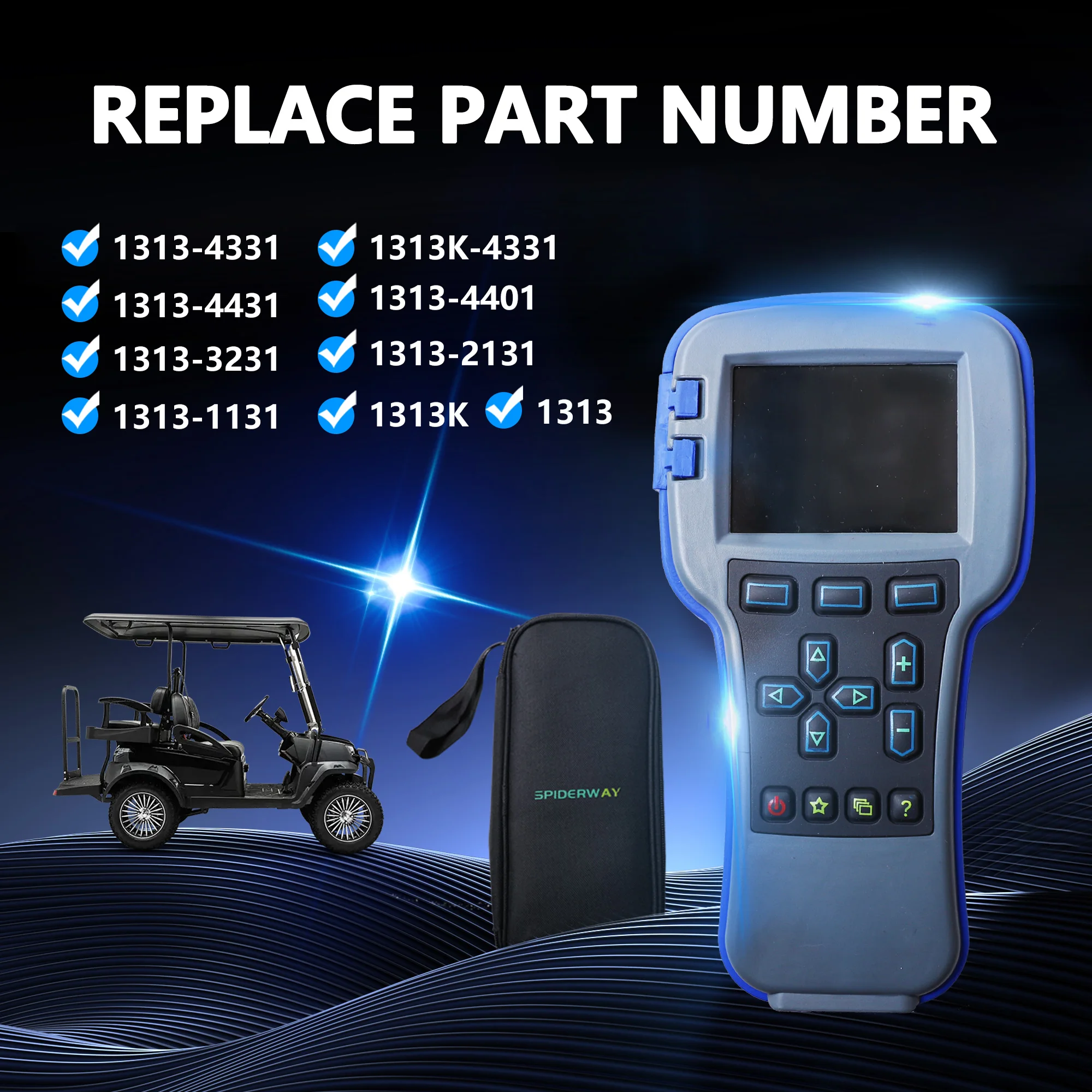 1313-4331 مبرمج محمول صالح كورتيس مركبة كهربية رافعة شوكية OEM مستوى التوزيع 1313-4401 1311-4401