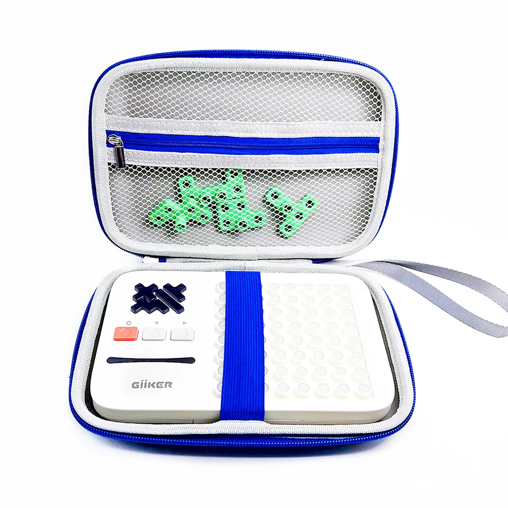 Hard Carrying Case with Mesh Pocket Portable Storage Bag for GiiKER Super Slide Brain Games for GiiKER Slide Brain Game Console