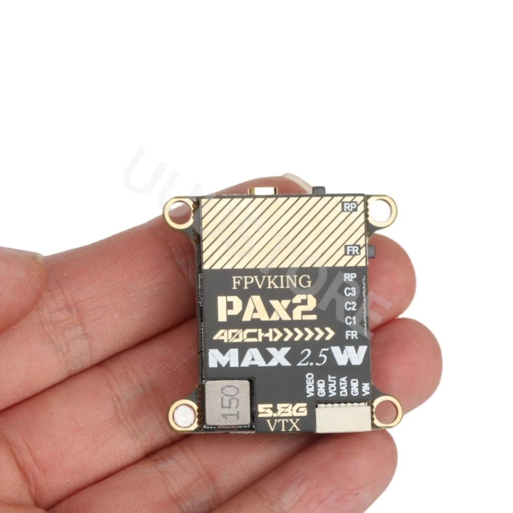 

FPVKING 5,8G 5,8Ghz 2,5 Вт 40CH VTX 25 МВт/400 МВт/800 МВт/1500 МВт/2500 МВт переключаемый интеллектуальный аудио FPV передатчик для RC FPV Racing Drone