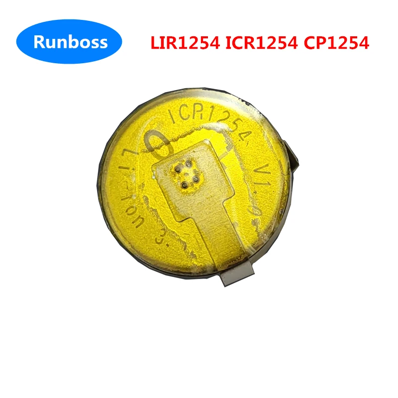 LIR1254 CP1254 70mAh Battery Solder Tab for Sony WF-1000XM3 WF-1000X WF-SP700N WF-XB700 WF-SP900 JABRA TWS Bluetooth Headphone