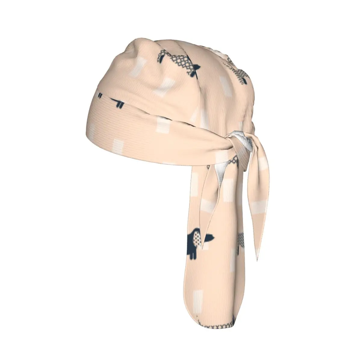 

Quick-drying Bandana Sun Protection Headscarf Dachshund Dog Scandinavian Pattern Sport Running Cycling Cap