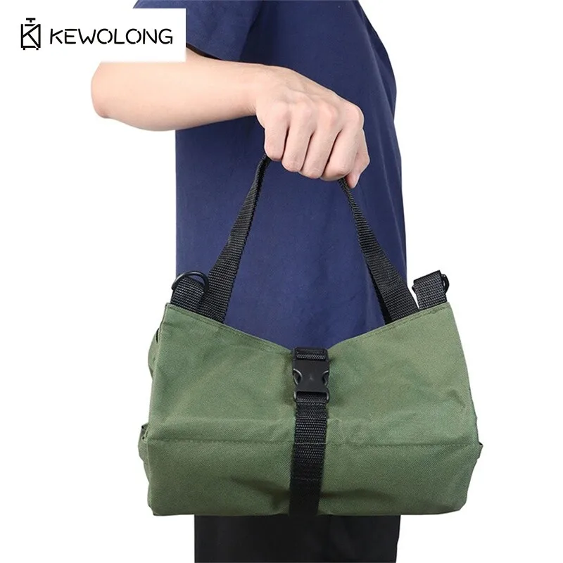 Сверхмощная холщовая сумка для инструментов для электрика, установочный комплект с мягким плечевым ремнем, компактный органайзер для инструментов для сумки для ремонтников