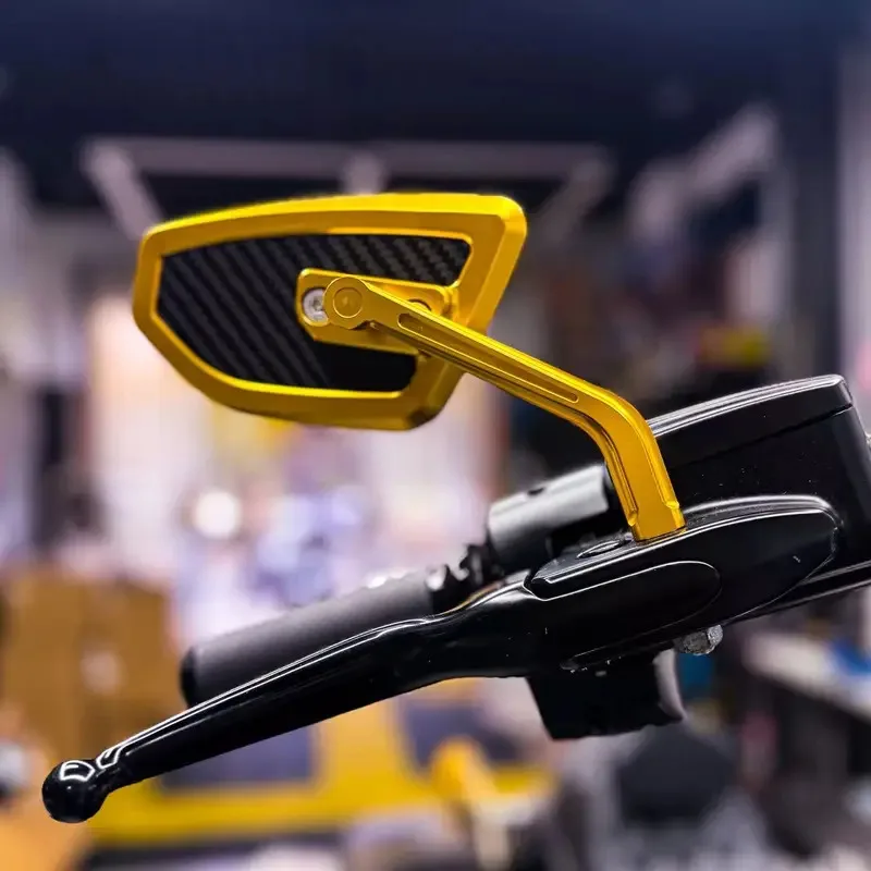 

Motorcycle Multi Colors Performance Style Mirrors Rear View Mirrors CNC with Carbon Slim Look Universal for Harley Davidson