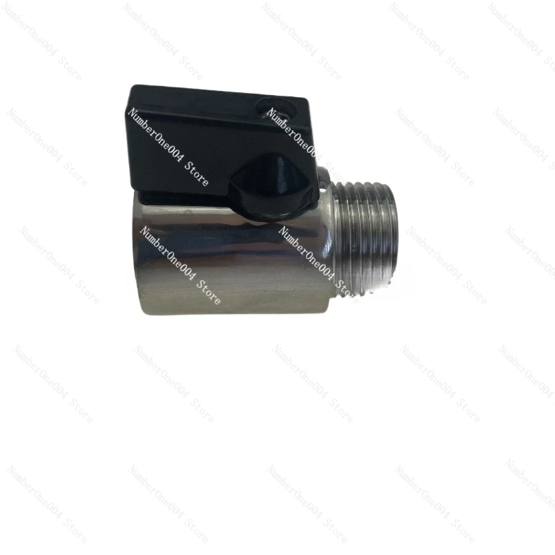 Applicable To 304 stainless steel mini ball valve with internal and external thread G thread connection mini ball valve