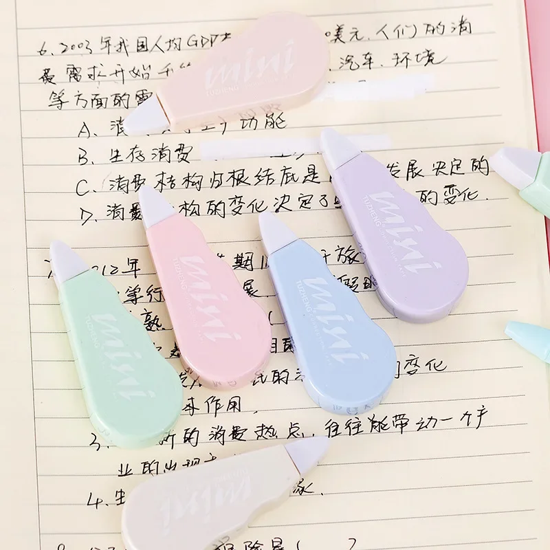 Cute Kawaii Macaron Correction Tape Altered Tools School Office Corrector Stationery Kids Sweet Novelty Supplies