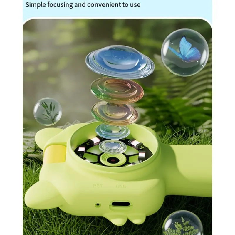 AA73 Children' S For Outdoor Exploration Electronic Microscope, Science Experiment Tool For Elementary School Students