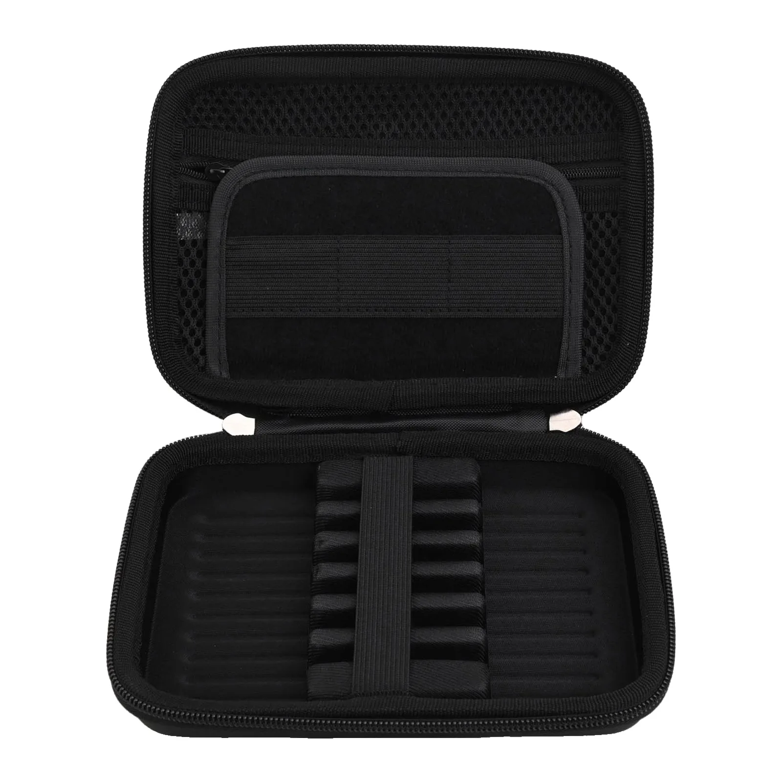 Darts Carrying Case With Inner Support Base 3/6 Cell Smooth Zip Closure Double Protection Protective EVA Darts Holder Organizer