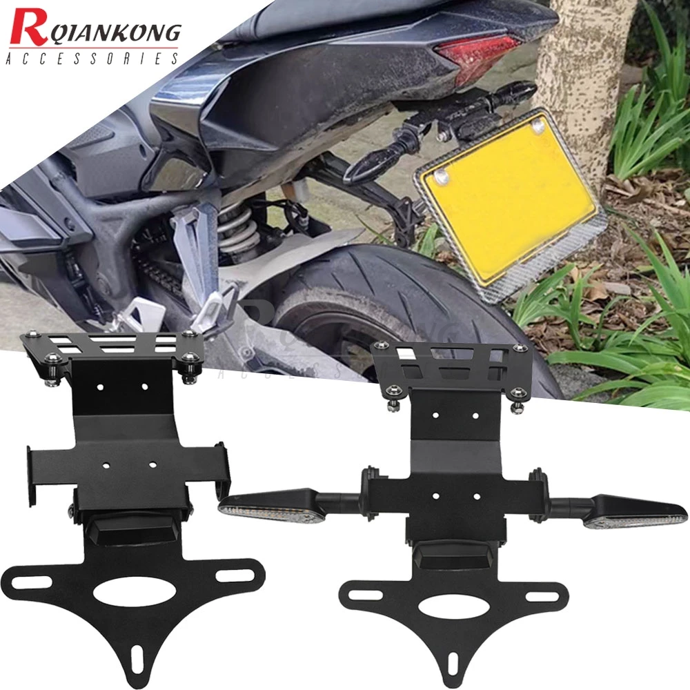 License Plate Bracket For Yamaha MT-25 MT25 2015 2016 2017 2018 2019 2020 2021 2022 2023 2024 Tail Tidy Fender Number Holder