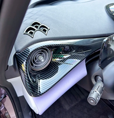Imagen 1 del producto Cubierta embellecedora para volante de coche, accesorios interiores para BYD Dolphin ATTO1 2022 2023, aire acondicionado, puerta, reposabrazos, interruptor de ventana