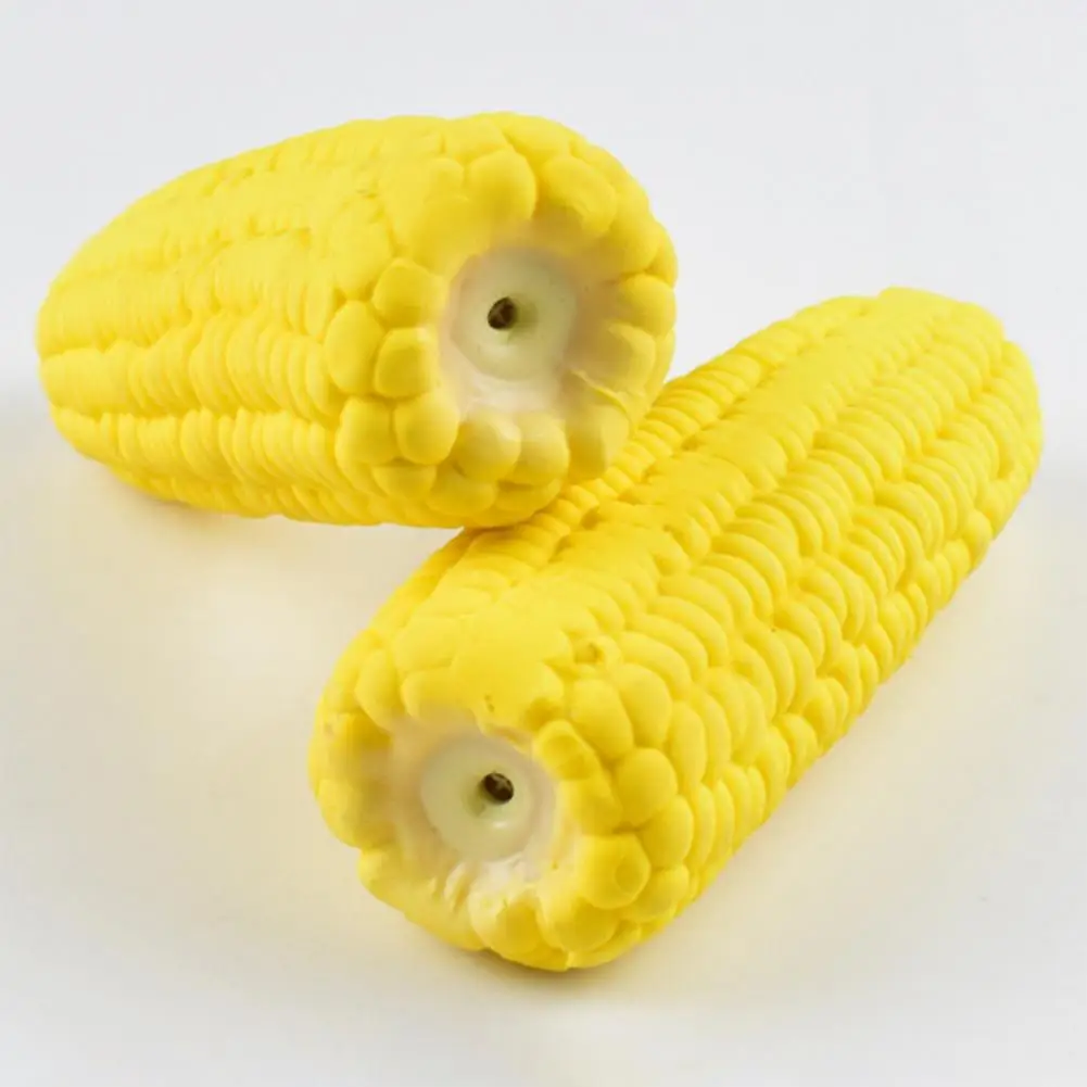 

Bite-resistant Dog Toy Squeaky Corn Stick Durable Dog Chew Toy for Chewers Teeth Funny Sound Ideal for Small to Breeds Pet Corn