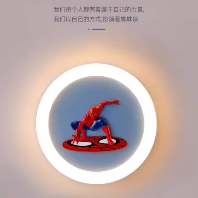 Marvel Spiderman Creative Cartoon Intelligent Decorative LED Lamp Personalized Simple Multifunctional Boy Bedroom Ceiling Lamp