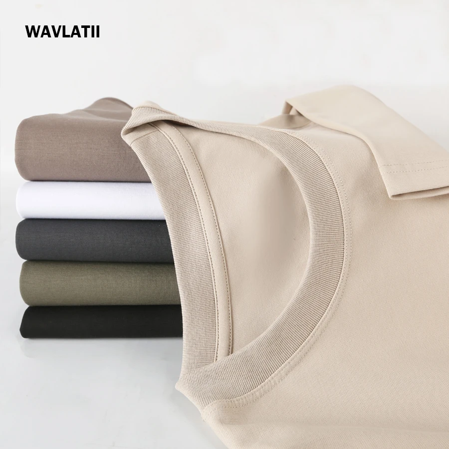 Picture 7: WAVLATII New Women Basic Long Sleeve T shirts Male White Black Casual Elasticity Sporty Tees Unisex Solid Spring Autumn Tops